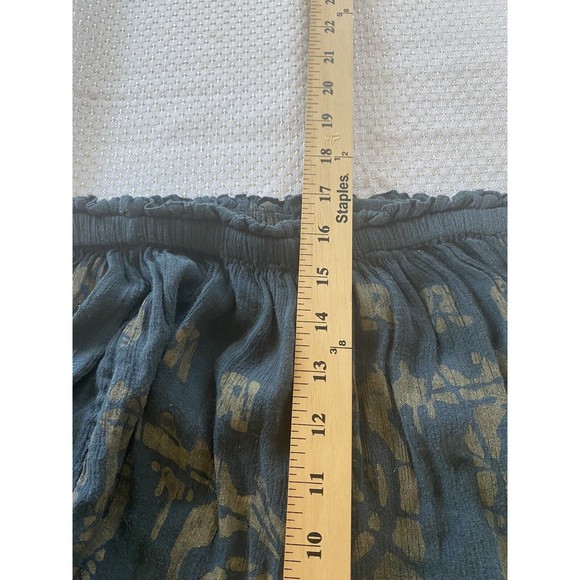 VTG Visual Professional Linen Rayon O/S High Rise Pants Pull On Art To Wear - Picture 7 of 11